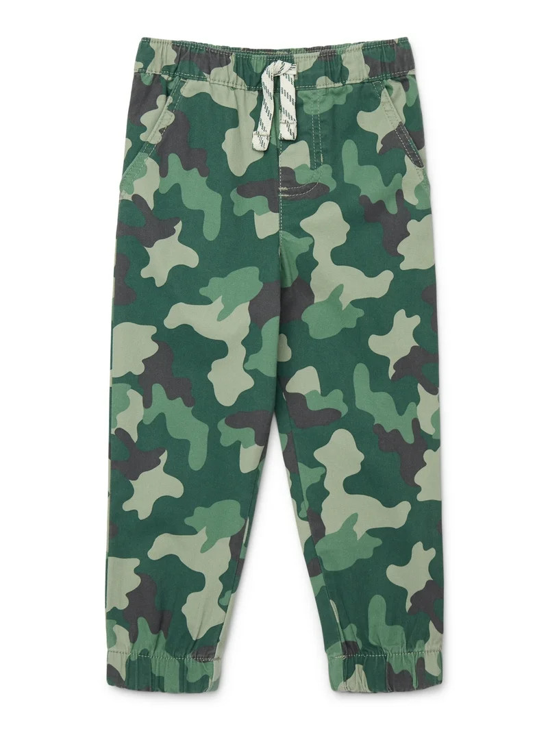 Garanimals Toddler Boys Stretch Twill Camo Jogger Pants, Sizes 18M-5T | Walmart (US)