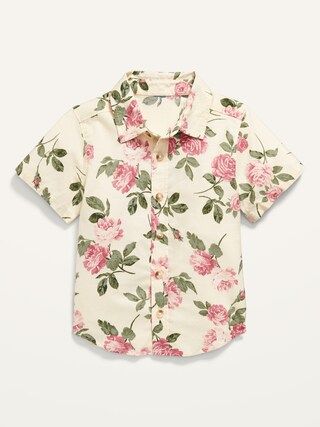 Short-Sleeve Printed Shirt for Toddler Boys | Old Navy (US)