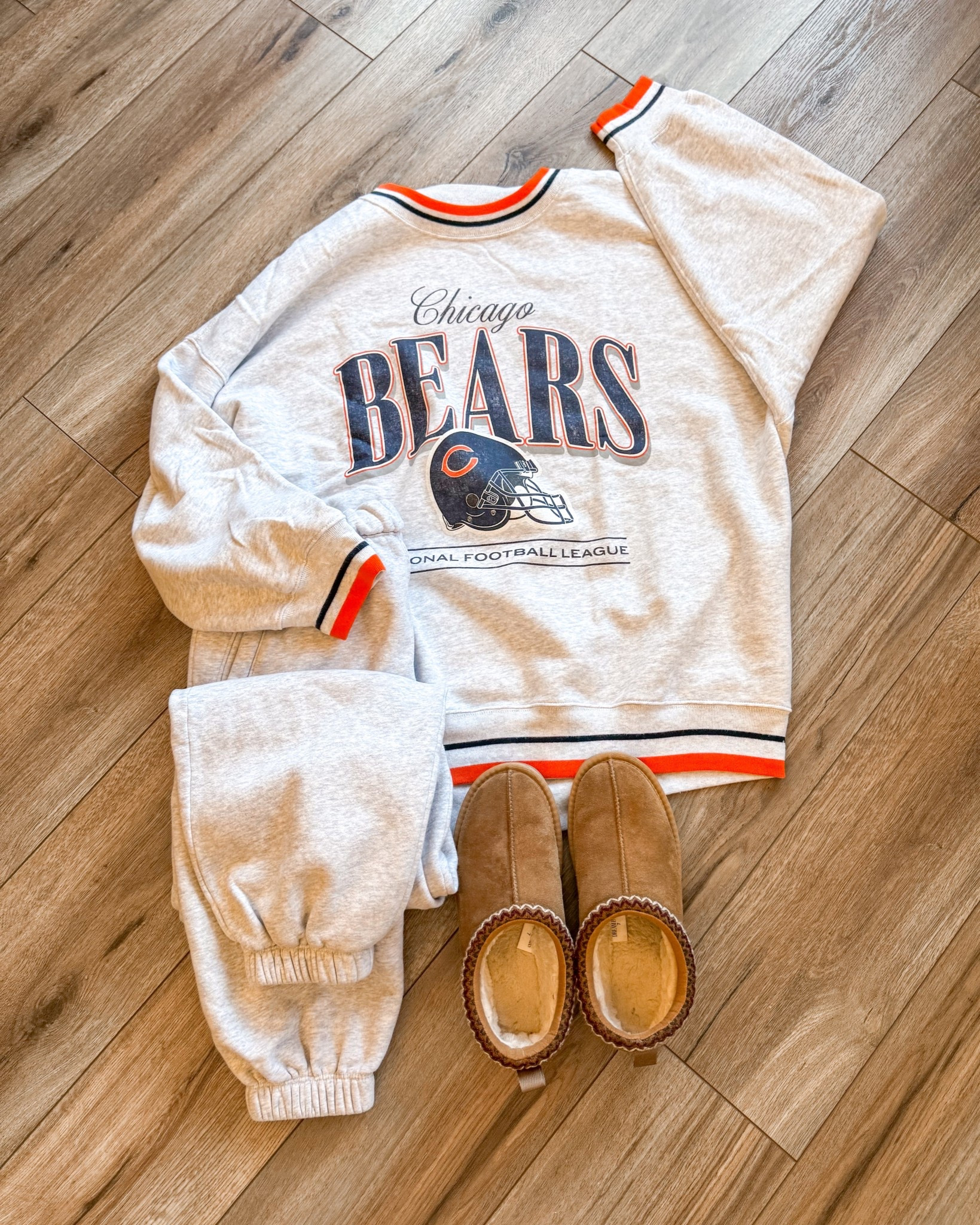 casual winter outfits. football sweatshirt. sweat pants. 

#LTKSeasonal #LTKActive