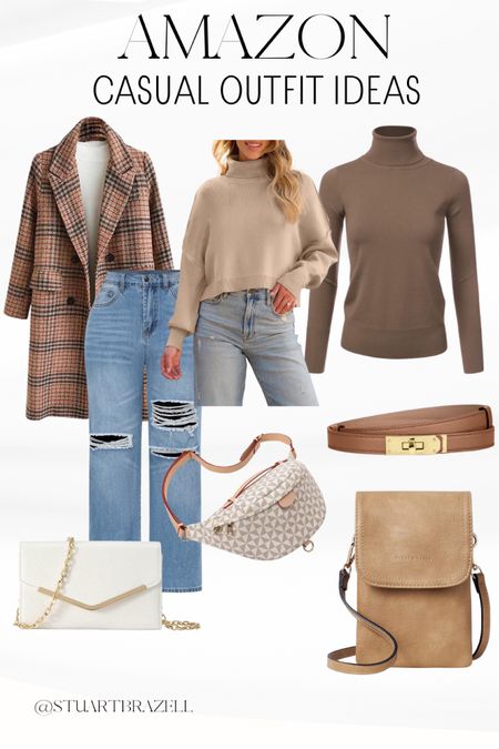 Casual outfit ideas for winter, winter amazon fashion finds, amazon style 

#LTKfindsunder100 #LTKstyletip #LTKSeasonal