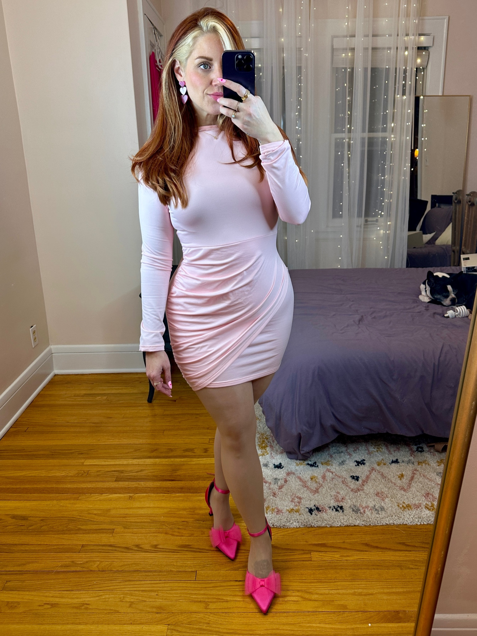 Light pink bodycon dress  for Valentine’s Day 💕

#LTKSeasonal #LTKmidsize #LTKfindsunder50