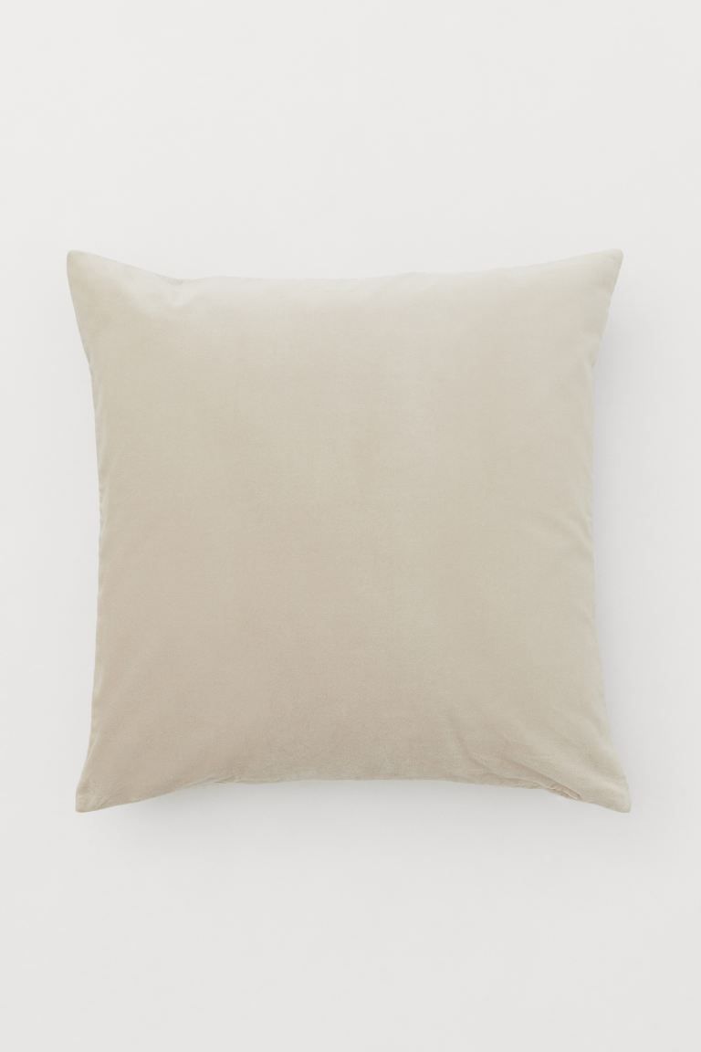 Cotton Velvet Cushion Cover | H&M (US)