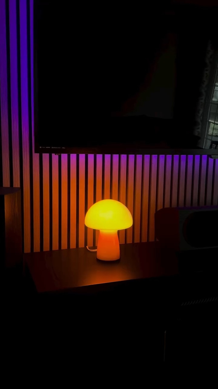 Amazon mushroom lamp that transforms the atmosphere ✨

What I love about it:
• Warm sunset orange glow
• Creates instant ambiance
• Perfect for movie nights or relaxing
• Cute aesthetic piece
• Under $25

This is the lighting upgrade you didn’t know you needed. 

#LTKHome