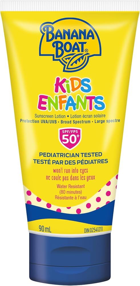 Banana Boat Kids Sunscreen Lotion SPF 50+ Travel Size 90mL | Amazon (CA)