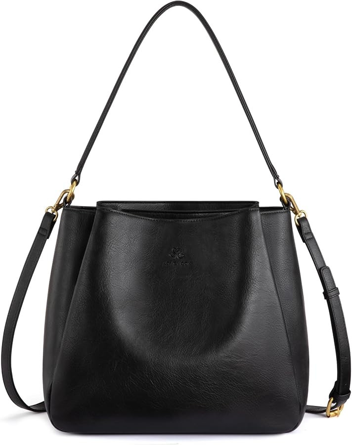 LOVEVOOK Hobo Bag for Women with Three Large Compartments Womens Purse | Amazon (US)