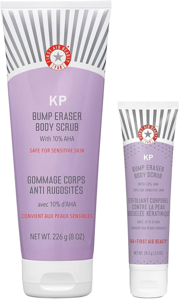 First Aid Beauty - KP Bump Eraser Body Scrub with 10% AHA, Keratosis Pilaris Skin Exfoliater with... | Amazon (US)
