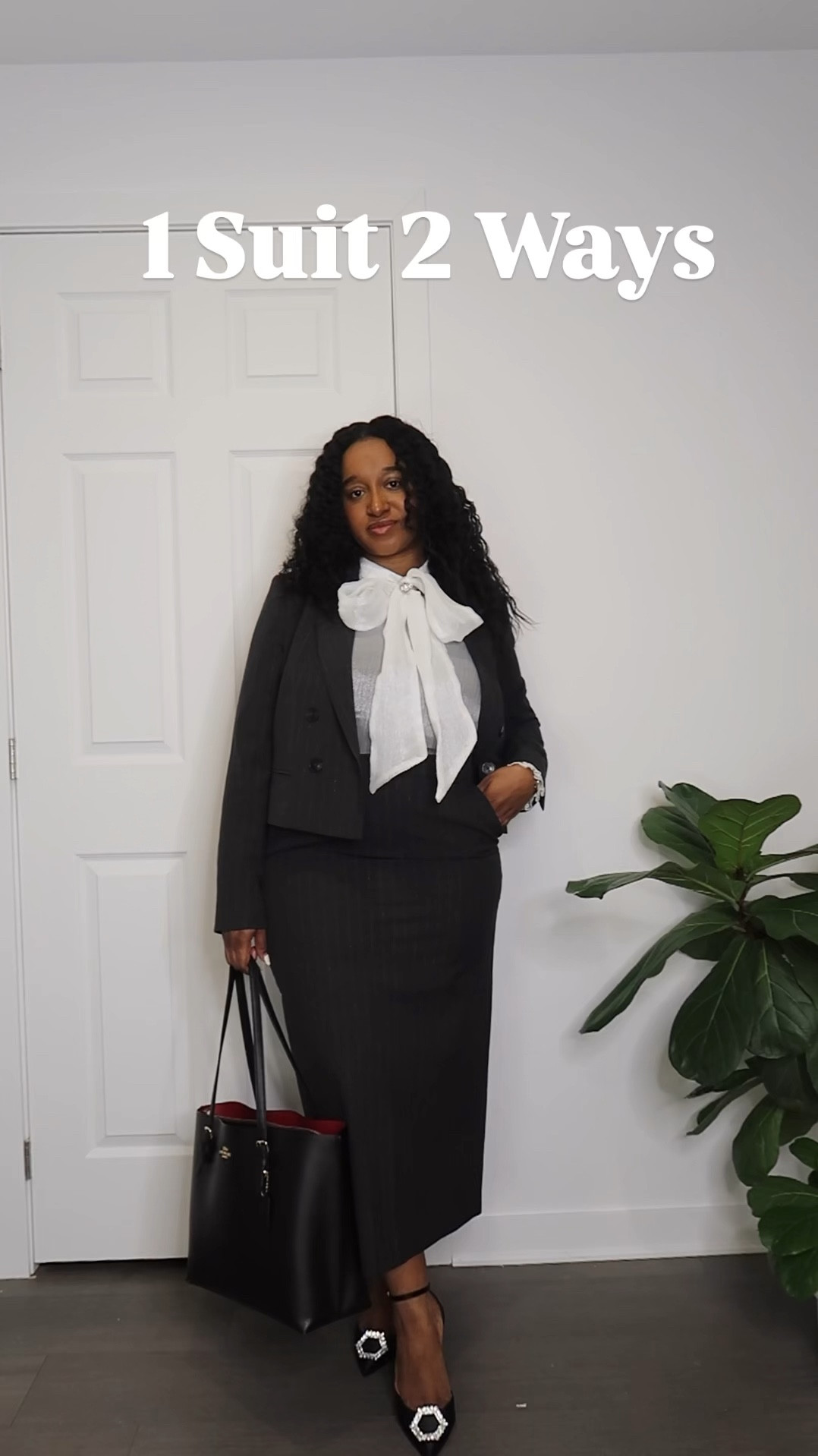 1 suit 2 Ways to wear // Outfits inspo for work

Vote for your favourite look 👇🏾 1 or 2? 

Suit is from @rwco

Comment SHOP below to receive a DM with the link to shop this post on my LTK 💌

Outfit inspo • get dressed with me • what to wear • how to style • ways to wear • work outfits • workwear • Pinterest outfit •

#styleinspo #workwearstyle #workwear #workwearfashion #outfitideas
#modestfashion #modestdresses #modeststyle

#LTKmodest #LTKcanada #LTKworkwear