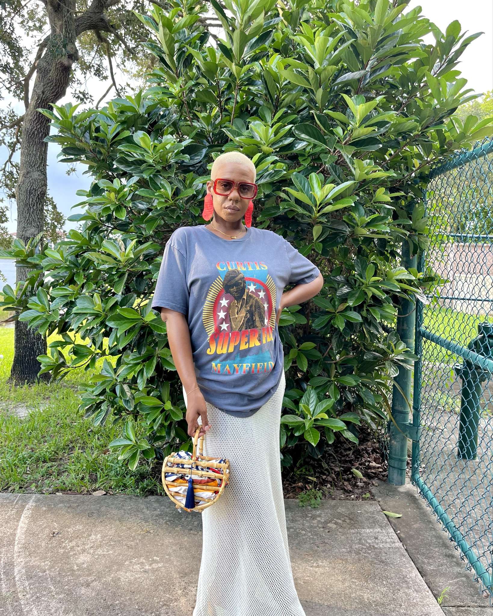 The most comfortable shape wear for a see through maxi dress. 