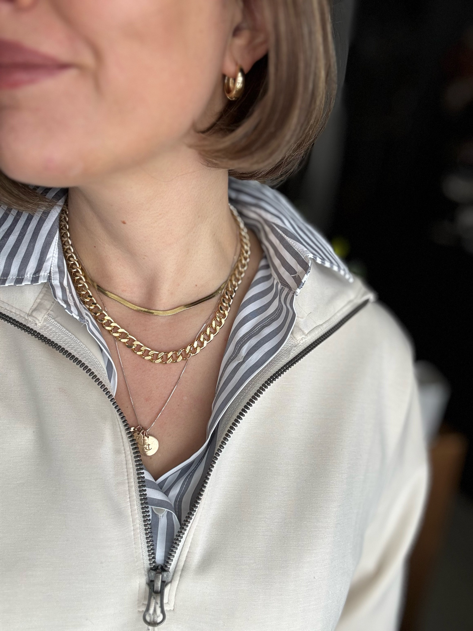 layered shirts + necklace 

#LTKFindsUnder50 #LTKStyleTip