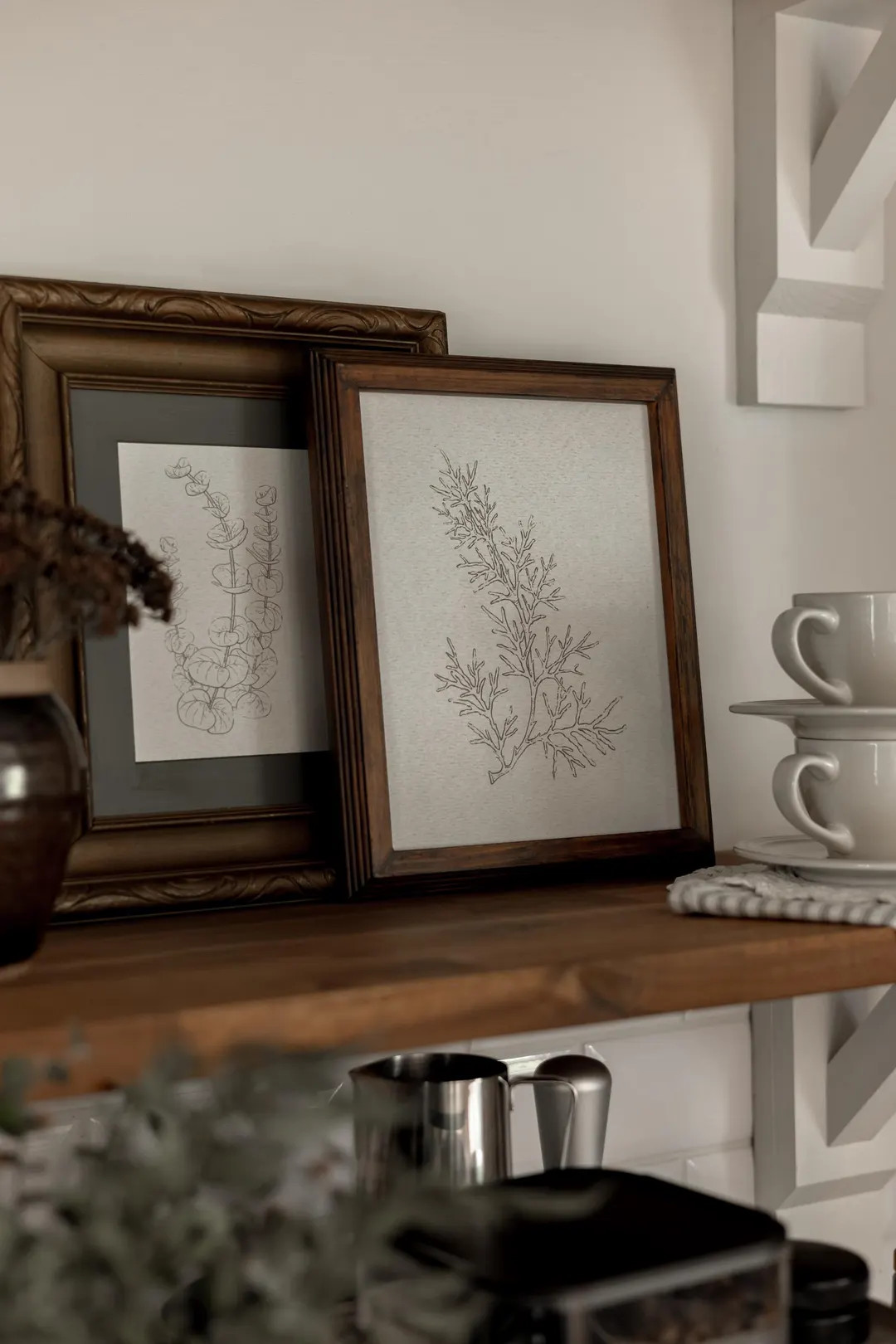 Vintage Botanical Cypress Print, Hand Drawn Sketch, Neutral Wall Art Home Decor,antique Inspired ... | Etsy (US)