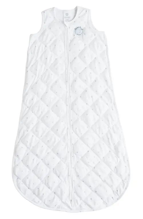 DREAMLAND BABY Dream Weighted Wearable Blanket in White With Gray Stars at Nordstrom | Nordstrom