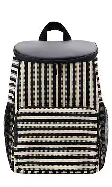 BEIS The Summer Stripe Cooler Backpack in Black from Revolve.com | Revolve Clothing (Global)