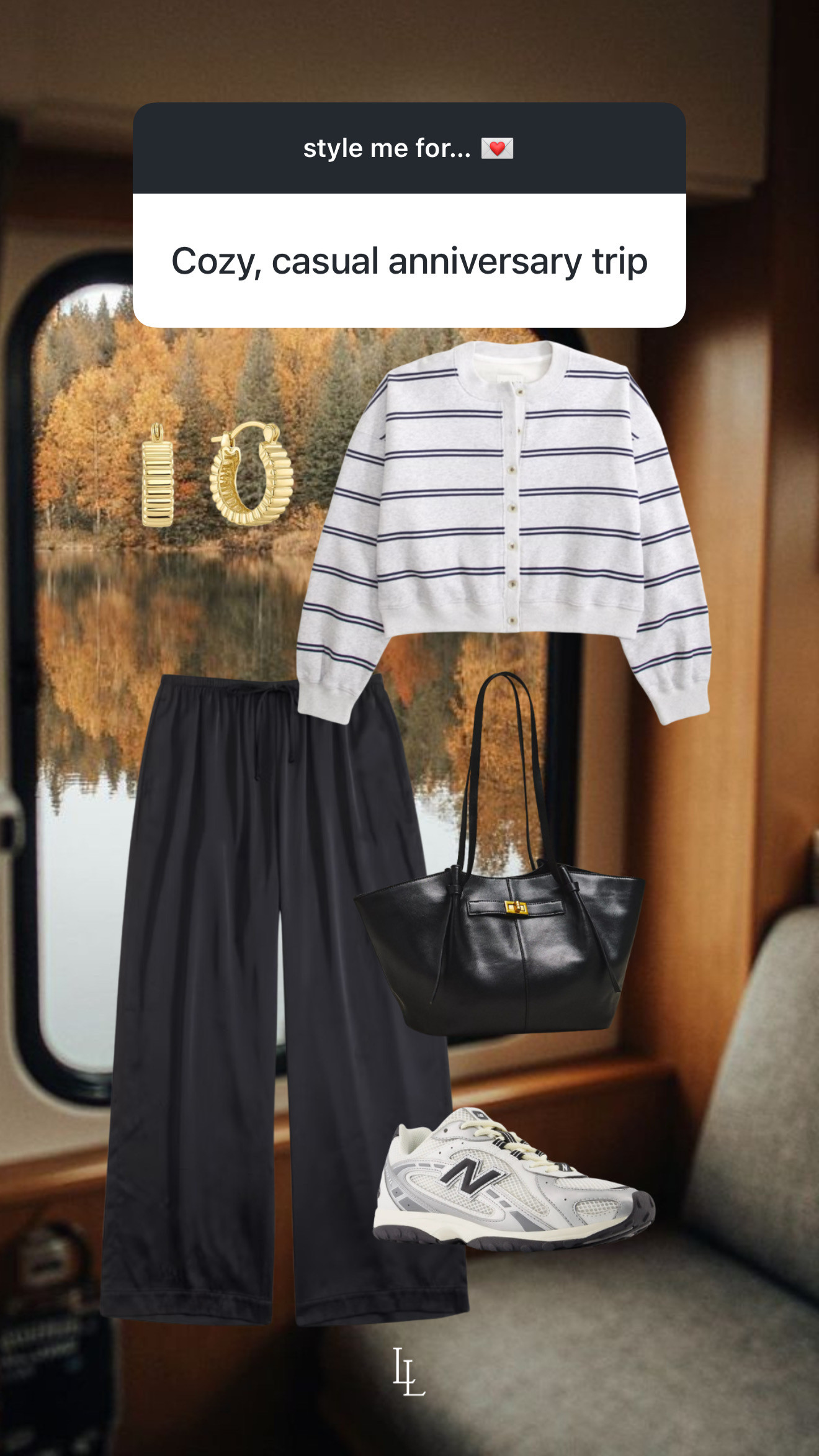 cozy, casual anniversary trip look! A cozy pant with a cardigan is an ideal look! 

 #LTKootd #LTKTravel