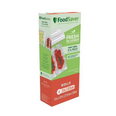FoodSaver 11" x 12' Vacuum Seal Roll 2pk | Target