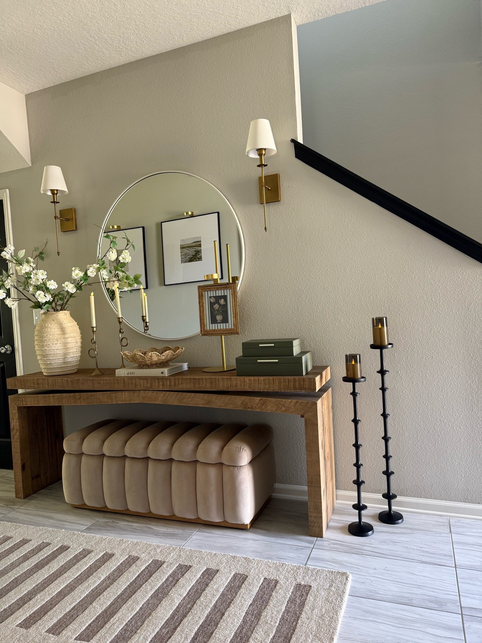 Splurge worthy console table is on sale. Truly my favorite piece of furniture in my home! I would buy it again and again.. 

Console table, console table styling

#LTKHome #LTKSaleAlert