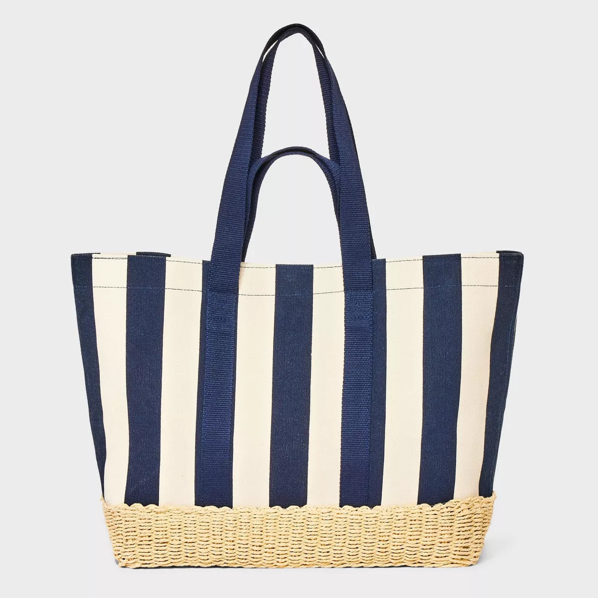 Tote Handbag - Universal Thread™ Navy Striped | Target