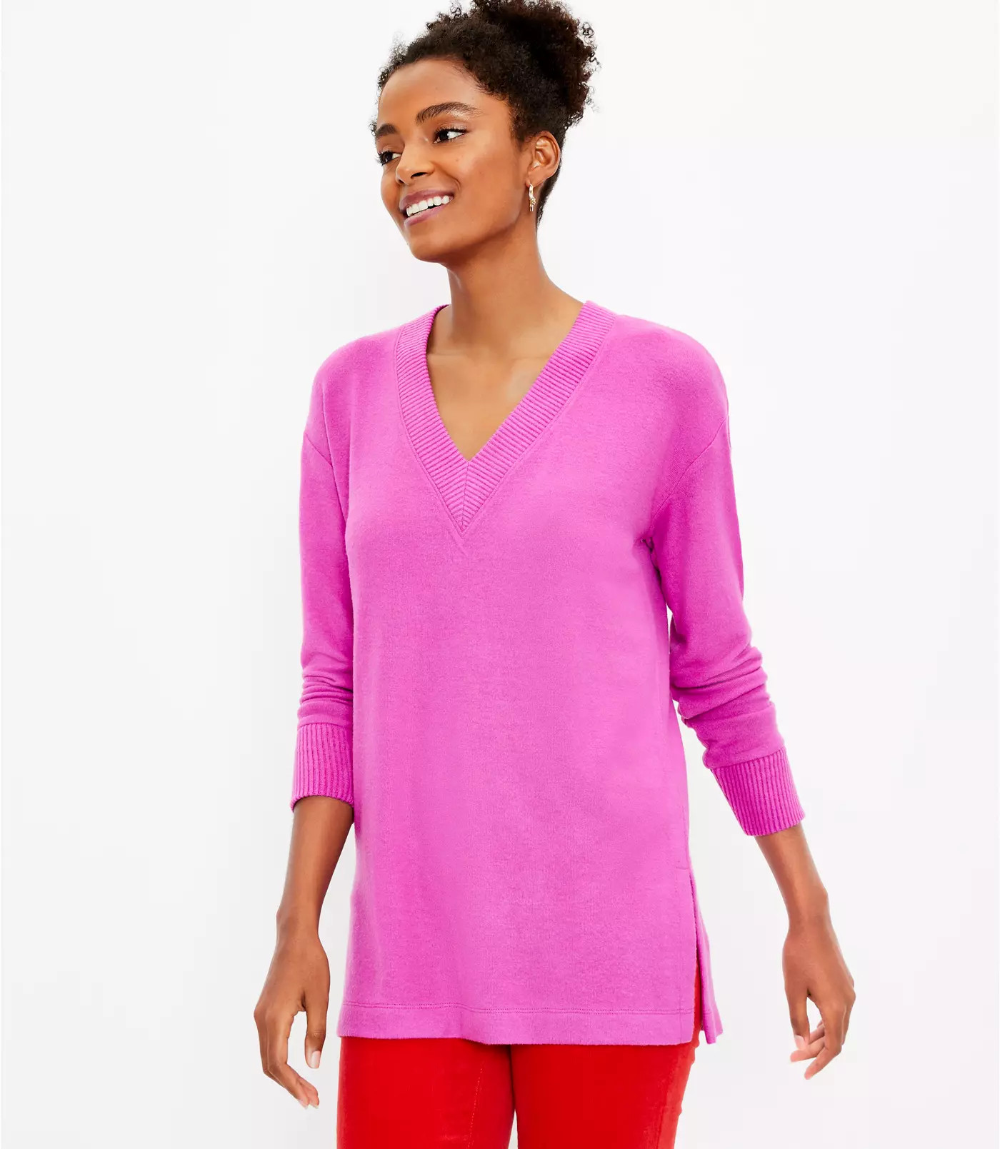 V-Neck Tunic Top | LOFT | LOFT