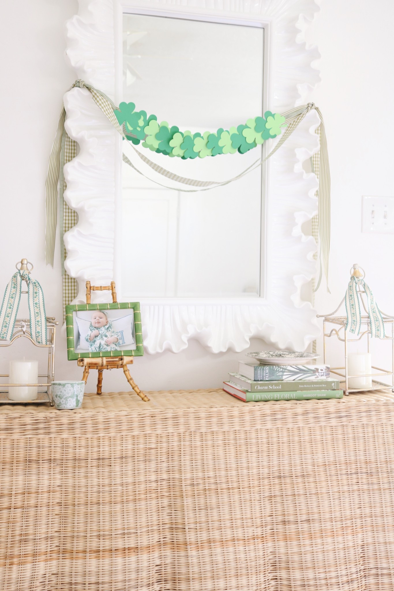 Ready for the leprechaun, as we are wrapped in all things green. 🍀💚 

#LTKSpringSale #LTKHome #LTKSeasonal