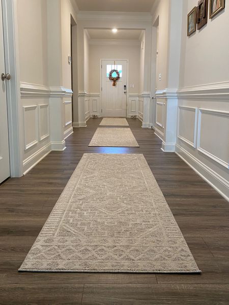 Finally got rugs down in my hallway.🙌🏼  Discovered rug grippers too, which are so much better than the non-slip mats that never work for me. 

#LTKfindsunder100 #LTKhome #LTKstyletip