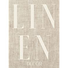 Linen Decor: Hardcover Thick Decorative Display Book Accent Designer For Shelves, Bookends, Cases... | Amazon (US)