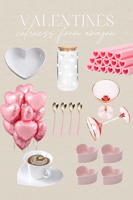 Valentines 💘 Amazon finds #valentines #amazon #amazonfinds #pinkvalentines #valentinescup #valentinescoupes #pinkheart #balloons #vday #heartmug #amazonvday #valentinesgiftguide #valentinesgiftidea 

#LTKSeasonal #LTKunder50 #LTKGiftGuide