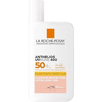 La Roche-Posay Anthelios UVMune 400 SPF50+ Invisible Tinted Fluid Sun Cream For Sensitive Skin Wi... | Amazon (UK)