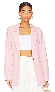 Sanctuary Bryce Woven Blazer in Washed Pink from Revolve.com | Revolve Clothing (Global)