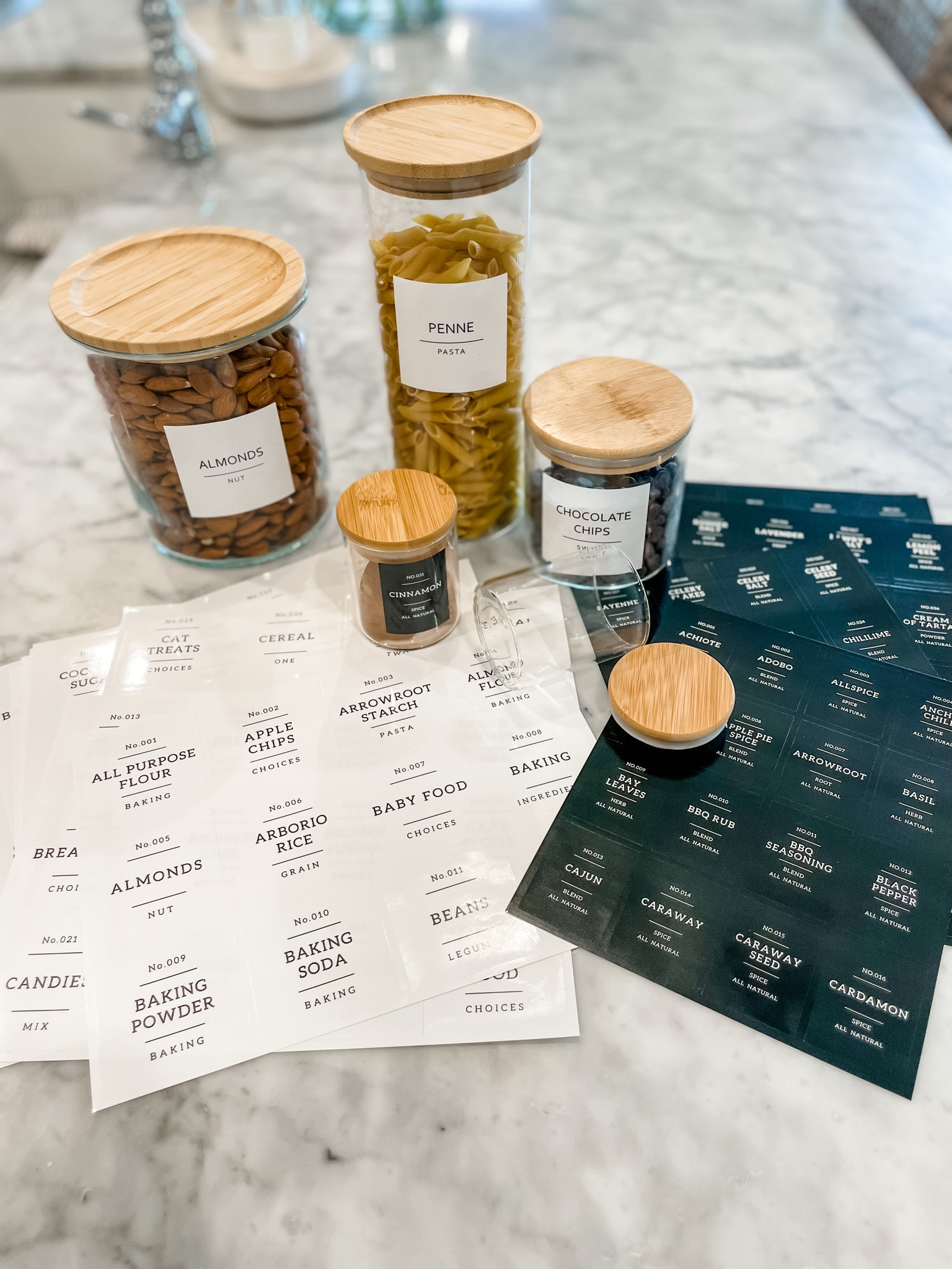 Pantry refresh! Amazon labels and jars. 

#LTKhome