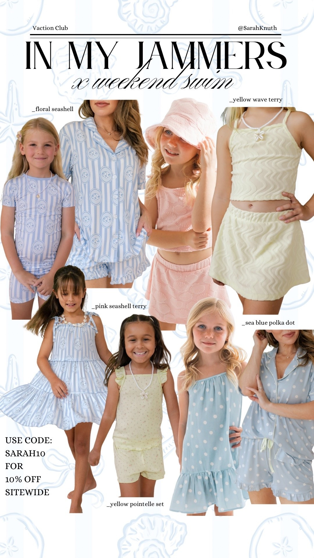 Use code: SARAH10 for 10% off In My Jammers sitewide!

Vacation, outfit beach, brunch outfit, mommy & me matching pajamas, bucket hat

#LTKSaleAlert #LTKTravel #LTKKids