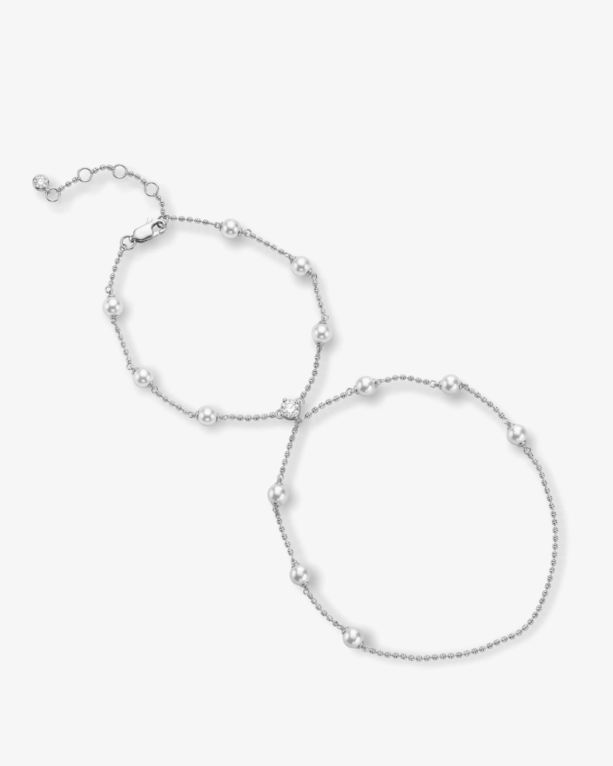 Perfect Pearl Hand-Chain - Silver | Melinda Maria Jewelry