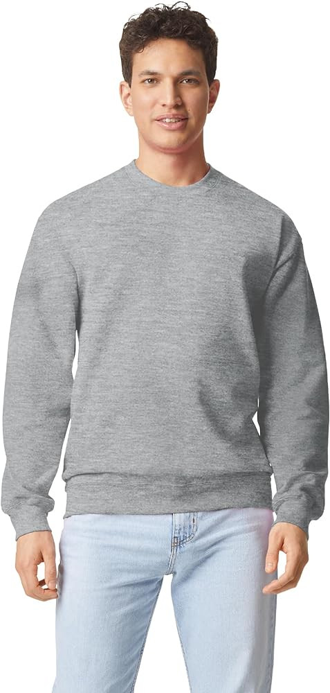 Gildan Adult Softstyle Crewneck Sweatshirt, Style GSF000 | Amazon (US)