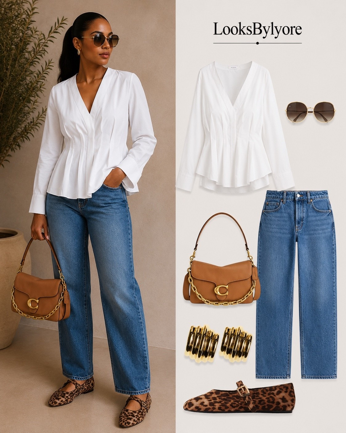 Tapered waist top. It’s oversized.