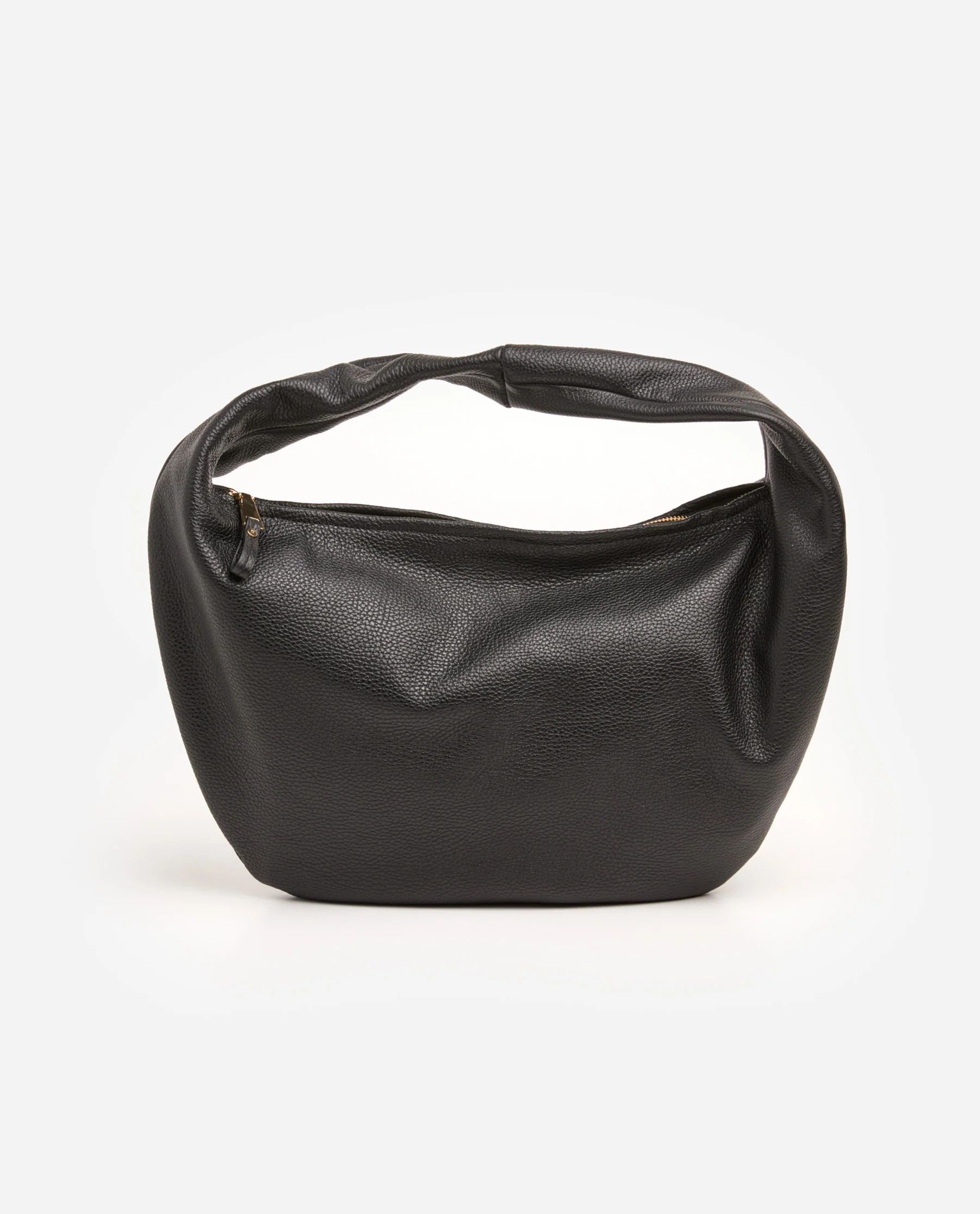 Alva Shoulder Bag Leather Black | Flattered