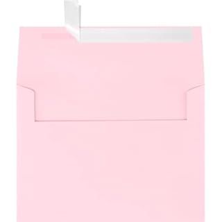 Amazon.com : 100 Pack A7 Pink Invitation 5x7 Envelopes - Self Seal, Square Flap,Perfect for Baby ... | Amazon (US)