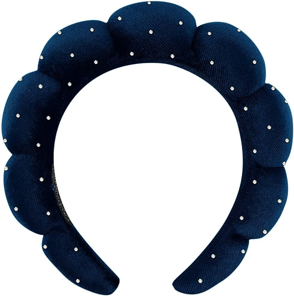 Spa Headbands Puffy Makeup Skincare Headbands for Washing Face or Facial, Terry Cloth Fabric Hair... | Amazon (US)