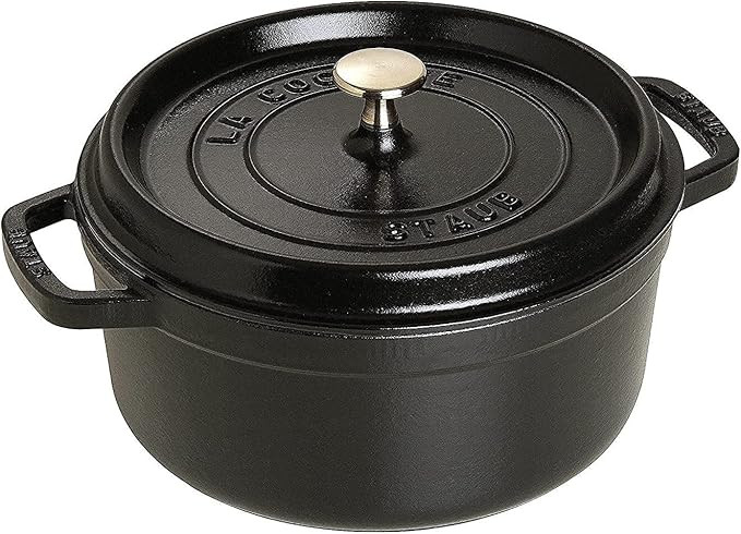 Staub Round Dutch Oven 4-Quart Matte Black | Amazon (US)