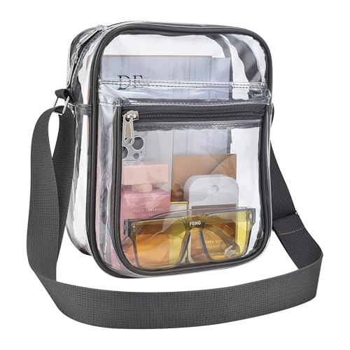 USPECLARE Clear Purse for Stadium Events Clear Messenger Bag for Men and Women | Amazon (US)