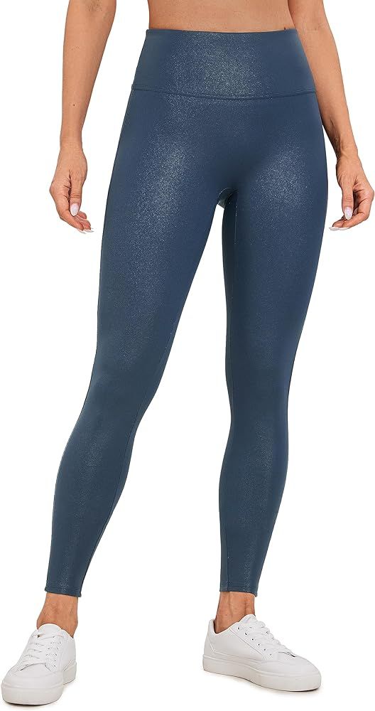 CRZ YOGA Butterluxe Matte Faux Leather Leggings for Women 26.5'' - No Front Seam High Waist Stret... | Amazon (US)