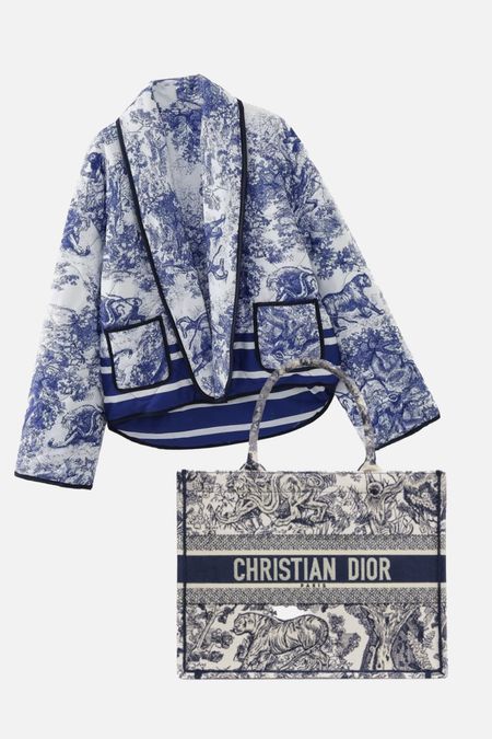 The perfect quilted jacket. Dior toile look for less. Instantly reminded me of this bag!

#LTKstyletip #LTKfindsunder50