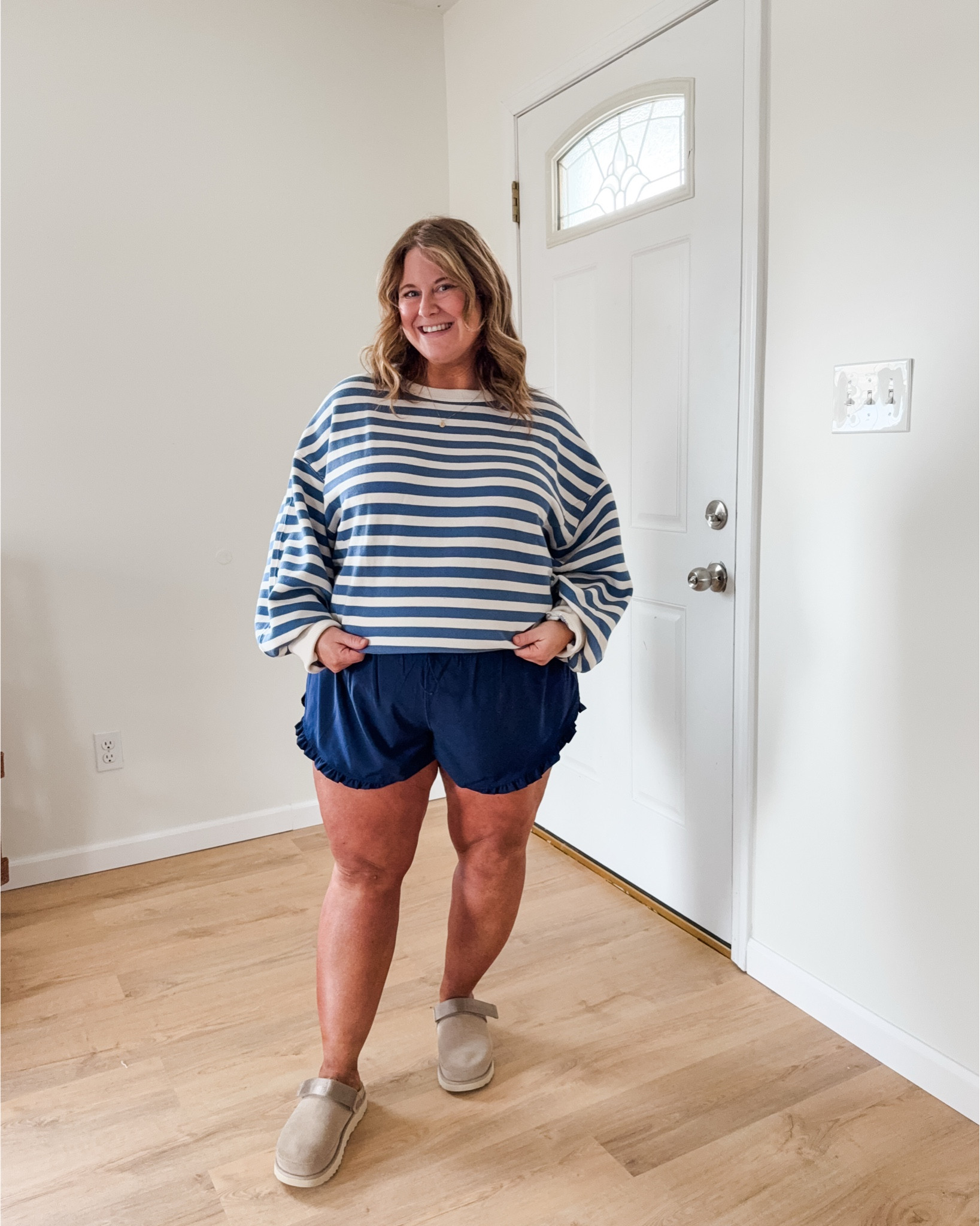 Aerie sale!! Here’s what I purchased recently & my sizing

Go to sweatshirt (striped, leopard & butter yellow) - large
Go to shorts / XL
Snap pullover / XL (usually a large but sized up for the bump)
Barrel sweatpants - XL regular length 
Swimsuit - XXL in both 
Ruffle shorts / Xl (didn’t keep)

#LTKSaleAlert #LTKBump #LTKMidsize