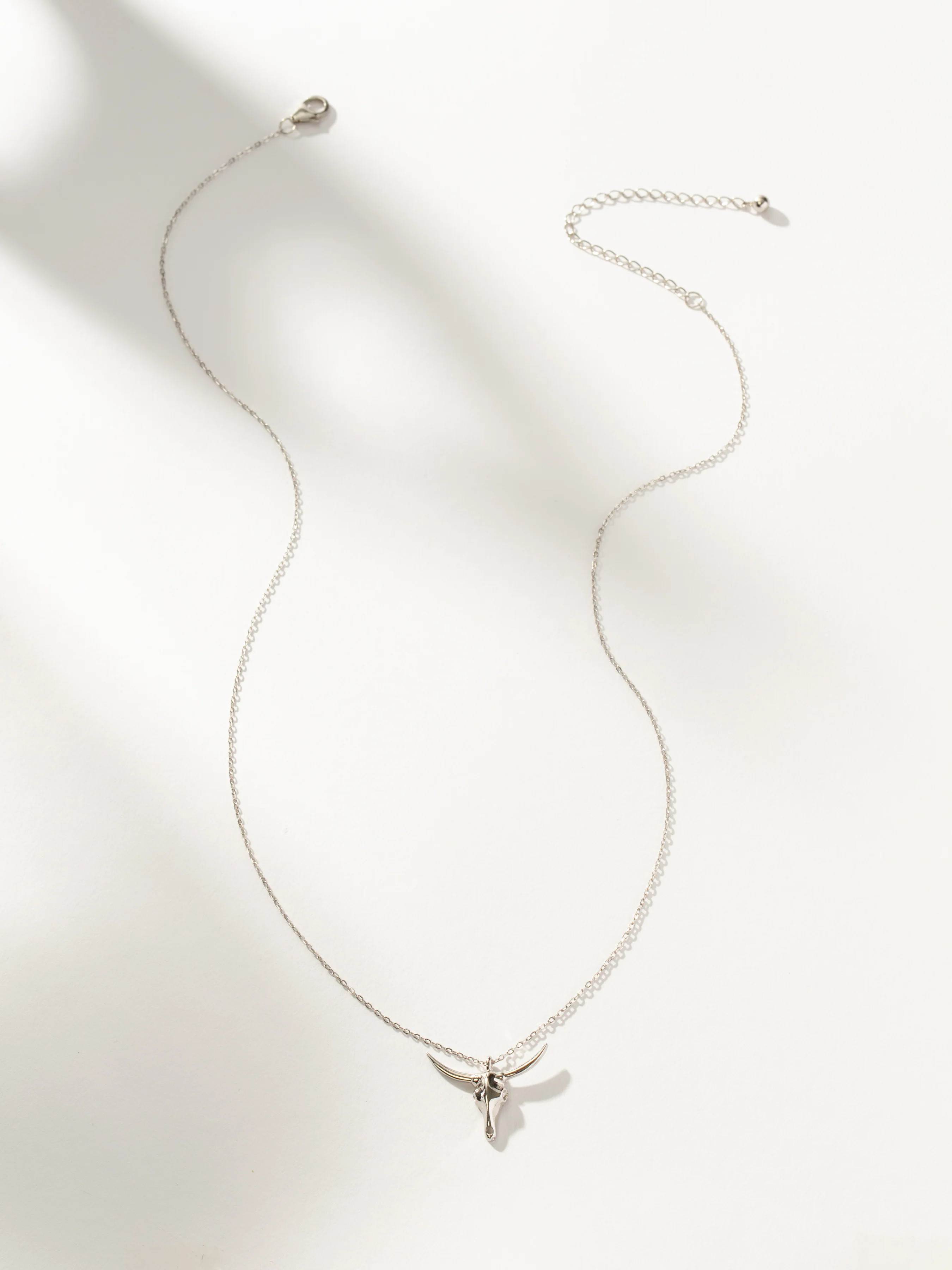 Fighter Longhorn Pendant Necklace in Gold | Uncommon James | Uncommon James