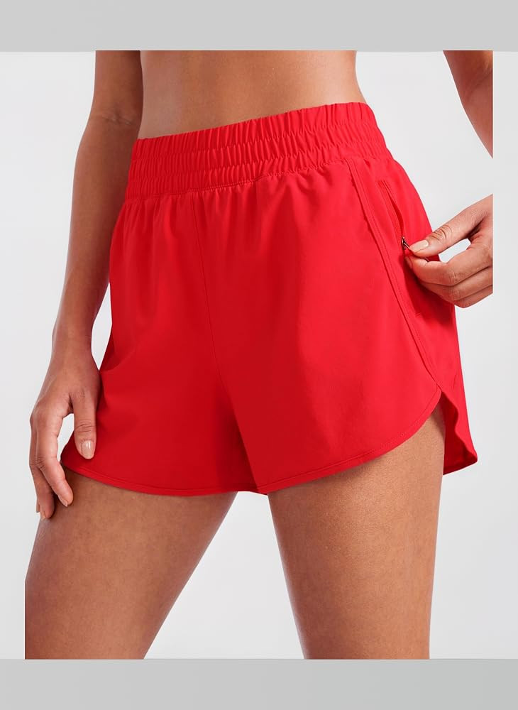 CRZ YOGA Dolphin Athletic Shorts 3" | Amazon (UK)