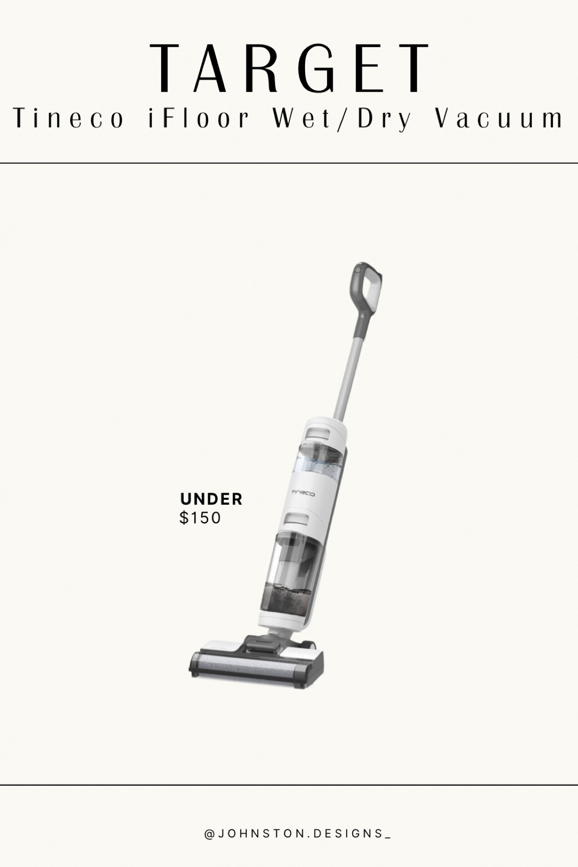 Target Deal Days
Tineco iFloor 3 Wet/Dry Vacuum 

#LTKSaleAlert #LTKHome
