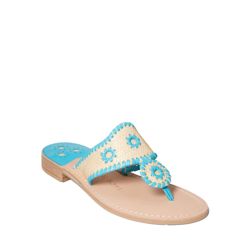 Jacks Rattan Flat Sandal | Jack Rogers