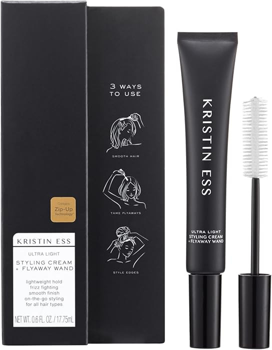 Kristin Ess Styling Cream Taming Wand for Portable Smooth Frizz, Tame Fyaways & Style Edges - Lig... | Amazon (US)