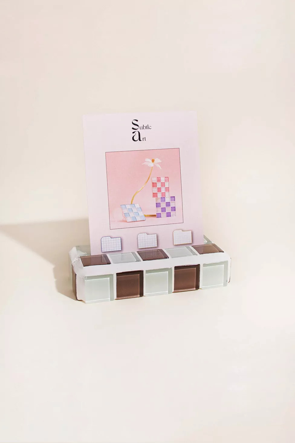 Subtle Art Studios Checkered Tile Picture Holder | Urban Outfitters (US and RoW)
