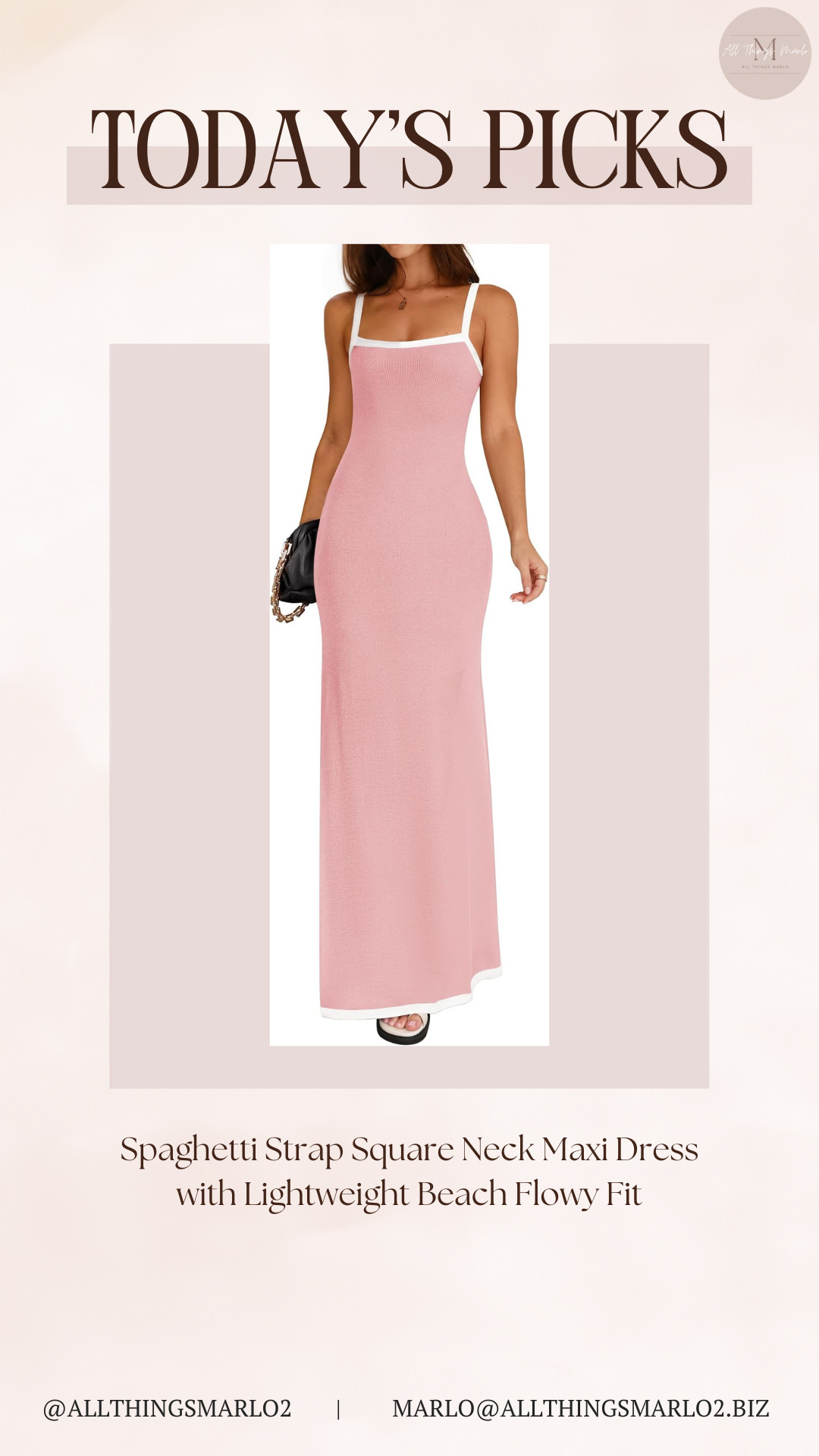 Spaghetti Strap Square Neck Maxi Dress with Lightweight Beach Flowy Fit 

 #LTKSeasonal #LTKWorkwear #LTKTravel