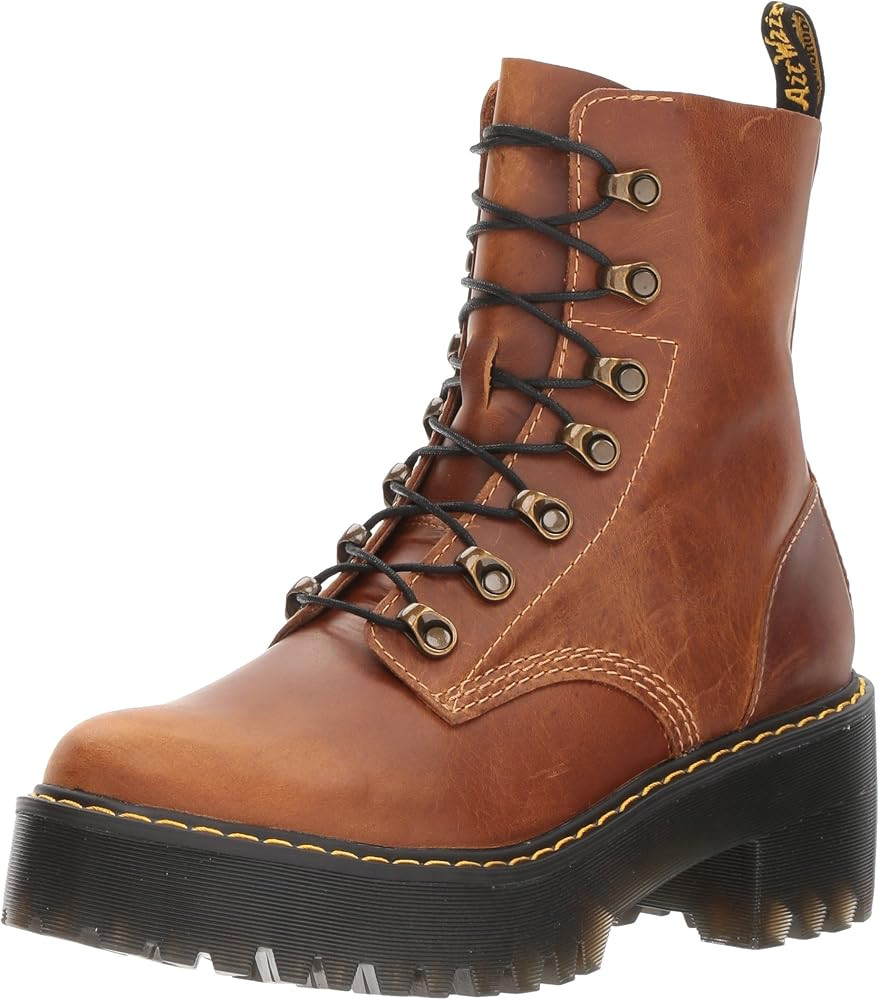 Dr. Martens Women's Leona 7 Hook Boots | Amazon (US)