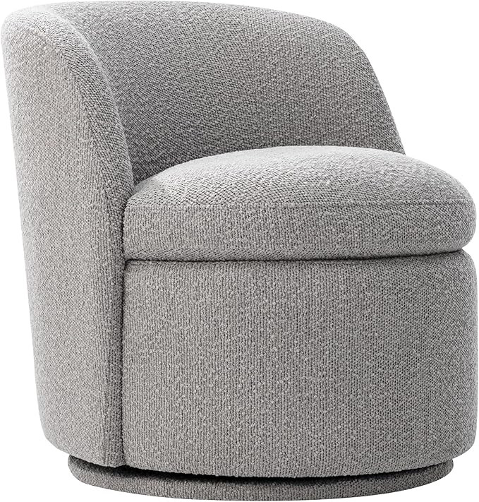CHITA Swivel Barrel Chair, FSC Certified Comfy Upholstered Boucle Accent Chair for Living Room, L... | Amazon (US)