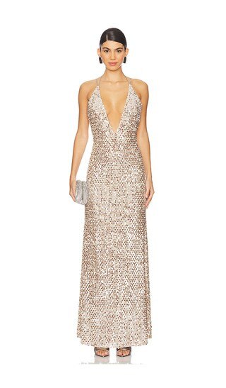 Ollie Gown in Nude | Revolve Clothing (Global)